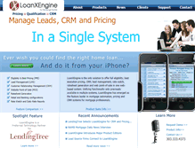 Tablet Screenshot of loanxengine.com